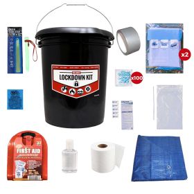 Guardian Classroom Lockdown Kit for Emergency Lockdown of 30-Person Class.