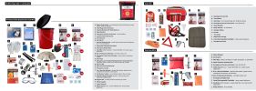 Preparedness Package for 4 Persons: Food for 1-week; Grab 'n Go Food Bucket, Auto Kit, First Aid Kit, Elite Kit. 25 years.