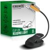 LED Clip-On Book Reading Light.  Rechargeable Battery, 3 Modes, Flexible.  Handy for Camping and Traveling.