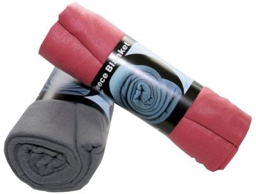 Warm Polar Fleece Throw Blanket for Survival Kits.  Lightweight and Warm in Cold Weather or Emergencies.