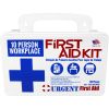 10-Person  116-Piece Bulk First Aid Kit for Workplace Emergencies, Contractors' Vehicles, Small Businesses