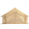 Alpha Wall Tent, 16 x 20 (Fire and Water Repellent).  2 Stove Jacks. Storm Doors, Storm Windows, Mold and UV Resistant