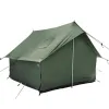 White Duck Rover Scout Tent 8'x9' (Forest Green, Water Repellent) with Stove Jack and Free Shipping!