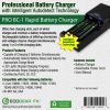 Pro BC-1 Lithium Ion 18650 Battery CHARGER Compatible With Most Rechargeable Batteries.