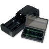 18650 Battery Kit, Button Top Batteries with Charger & Storage Case (18650-KITBT).