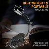 LED Clip-On Book Reading Light.  Rechargeable Battery, 3 Modes, Flexible.  Handy for Camping and Traveling.