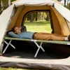 Camping Cot with Carrying Bag Travel Hiking Sleeping Bed.  Easy Setup.  Durable and Sturdy, Lightweight.  Foldable.
