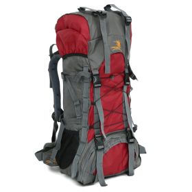 Waterproof Mountaineering Backpack, 60-Liter Large Capacity Waterproof Outdoor Pack For Hiking Camping Trekking