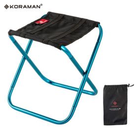 KORAMAN Portable Camp Stool, Ultralight Folding Mini Chair For Camping Fishing Hiking Outdoor Chair For Kids, Adults