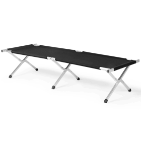 Portable Folding Camping Cot with Carrying Bag Army Black.  Sleeping Cot.