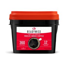 360 Serving Freeze Dried Coffee Bucket - Columbian Brew.