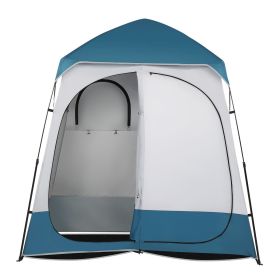 90x90x48" Portable Outdoor Pop-Up Camping Tent Enclosure, 2 Rooms, for Toilet, Wash Room, Dressing Tent, or Shower.
