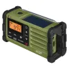 Sangean® AM/FM Multi-Powered Weather Emergency Radio. Rugged. 3 Charging Modes. Built-in Flashlight, Loud Buzzer.