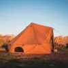 Regatta Bell Tent - 16' (Realtree Edge, Water Repellent).  Stove Jack.  White Duck.  Camping or Hunting.  Durable.