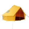Regatta Bell Tent - 10' (Tuscan Sun, Water Repellent). White Duck Canvas. Camping, Glamping, or Long-Term Shelter.