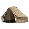 Regatta Bell Tent - 13'  (Realtree Edge). Canvas. Stove Jack. Camping, Glamping, Long-Term Shelter. White Duck.