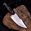 Sooty Outdoor Knife - 440C High Carbon Stainless Steel Blade.  Strong and Durable. Corrosion Resistant. Great Grip.
