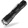 TK2000 - USB Rechargeable LED Tactical Flashlight with Battery.  Adjustable Zoom, 3 Modes, Rugged Design.
