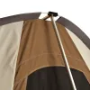 Prota Lightweight Canvas Tent, 10'x10' Desert Red (Brown/Tan).  White Duck Canvas. Mesh Windows. Groundsheet.