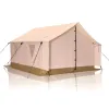 Alpha Wall Tent,12' x 14' (Water Repellent). Heavy Canvas, White Duck.  Durable 3-4 Season Camping, Stove Jack.
