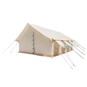 16'x24' Alpha Pro Wall Tent (Water Repellent), 2 Stove Jacks.  White Duck.  Durable in Extreme Conditions.