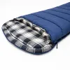 Slumbernest Sleeping Bag - 20F.  White Duck.  Blue.  Buttery Soft Brushed Flannel Interior.  Camping.  Free Shipping.