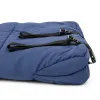 Slumbernest Sleeping Bag - 20F.  White Duck.  Blue.  Buttery Soft Brushed Flannel Interior.  Camping.  Free Shipping.