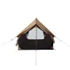 Rover Scout Tent 8'x13' (Sandstone Beige, Fire and Water Repellent) with Stove Jack. White Duck, Canvas, Durable.