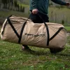 18' Altimus Bell Tent, Water Repellent with Stove Jack, Mesh, Quick Pitching. Exceptional in Winds. White Duck Canvas.