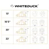 Avalon Bell Tent - 20' (Water Repellent) White Duck. Stove Jack. 12 Windows. Roof Vents. Cable Outlet. Luxury Camping.
