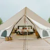 Avalon Bell Tent - 20' (Water Repellent) White Duck. Stove Jack. 12 Windows. Roof Vents. Cable Outlet. Luxury Camping.