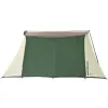 Prota Lightweight Canvas Tent, 10'x14' (Forest Green) with Stove Jack. Weatherproof. Easy Set Up. White Duck Canvas.