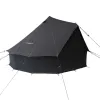 Regatta Bell Tent - 13' (Sapphire Blue, Water Repellent).  Stove Jack.  Weatherproof.  Canvas.  White Duck.