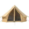 Regatta Bell Tent 13' (Sandstone Beige, Water Repellent) White Duck Canvas. Stove Jack. 3 Windows. Camping/Hunting.