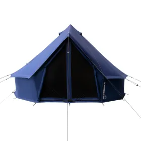 Regatta Bell Tent - 13' (Sapphire Blue, Water Repellent).  Stove Jack.  Weatherproof.  Canvas.  White Duck.