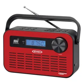 JENSEN® Portable Digital AM/FM Weather Radio, Marine Forecast, Weather Alert, Emergency Broadcast by NOAA.