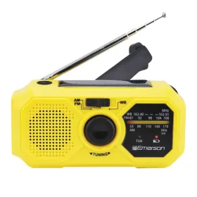 Emerson® Emergency AM/FM Portable Weather Radio and Power Bank. Emergency AM/FM/WB NOAA Stations.