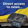 Eton Elite Traveler Portable Radio with Leather Case.  Longwave, Shortwave, AM and FM, RDS for FM, Alarm Clock.