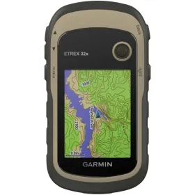 Garmin® eTrex® 32x Rugged Handheld GPS with Compass and Barometric Altimeter, TopoActive Maps, GLONASS.