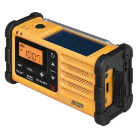 Sangean® AM/FM/NOAA® Weather Crank Radio, Emergency Buzzer, Flashlight.  Rugged for Camping or Emergency.