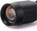 ZX-2 Professional LED Flashlight Kit, Zoom Focus, 5 Light Modes. Includes Charger, Batteries, Case, Manual.  Rugged.
