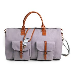 Portable Folding Outdoor Multifunctional Luggage Bag (Option: Gray-56cmÃ—33cmÃ—32cm)