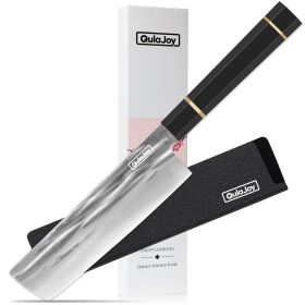 Qulajoy Chef Knife 8-Inch - Hand Forged Swedish Sandvik Steel Gyuto Cooking Knife - Professional Japanese Knife. (Option: Nakiri)