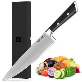8-Inch Chef Knife, Sharp Japanese High-Carbon Steel Knife, Professional Cooking Knife With Sandalwood Handle. (Option: Chef knife)